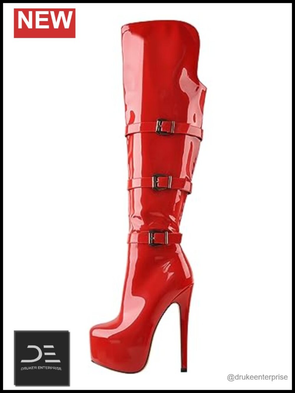 Over the Knee High Platform Boots Strappy High Heel Thigh High Dressing Boots